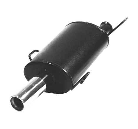 Silencieux / Terminal d'échappement 76mm (sortie ronde) GT2i pour Peugeot 306 S16 (1993-2001)