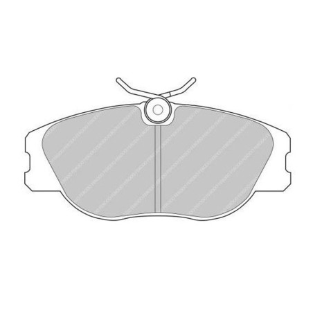Plaquettes de frein avant FERODO DS1.11 FCP565W pour Renault Clio 2 RS 2.0 / Megane I IDE / Spider (étriers LUCAS/TRW)