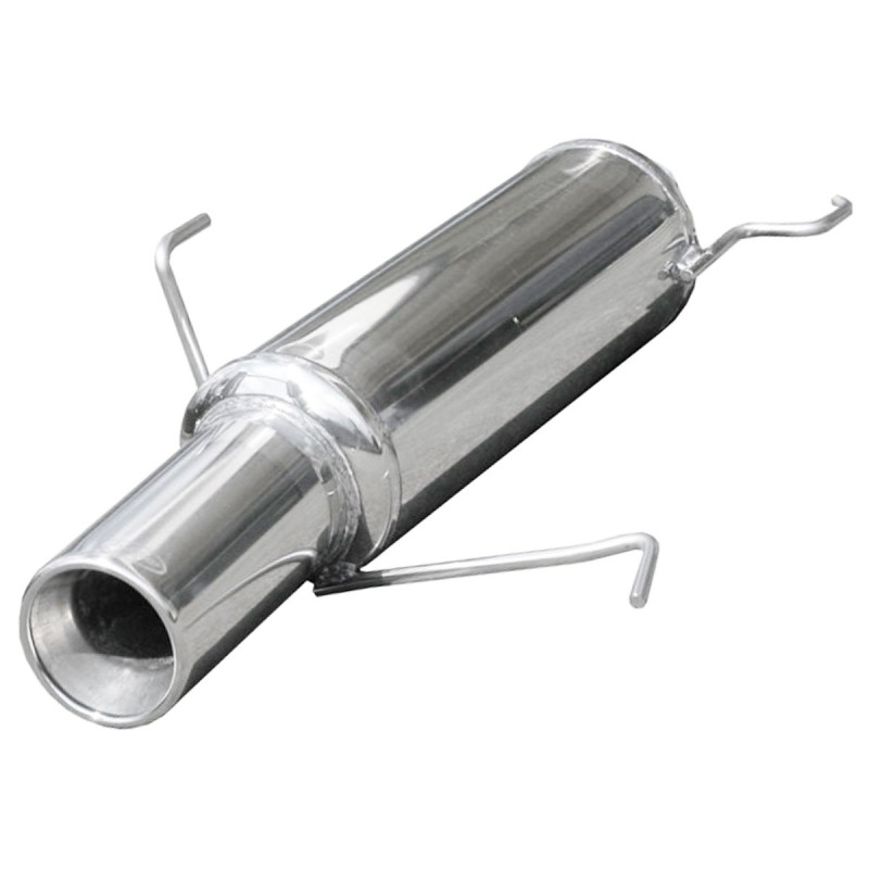 Silencieux / Terminal d'échappement 1X102mm INOXCAR pour Peugeot 306 XSi 2.0 123cv