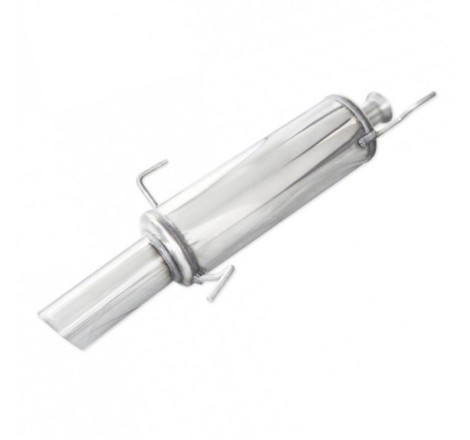 Silencieux / Terminal d'échappement Rallye 1X90mm INOXCAR pour Peugeot 306 XSi 2.0 123cv