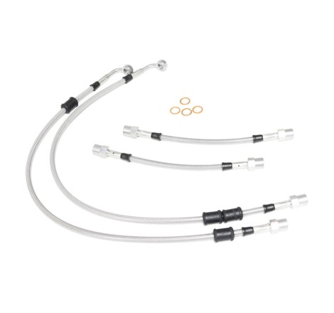 Kit de 4 durites / flexibles de frein Goodridge pour Peugeot 104 ZS