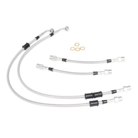 Kit de 4 durites / flexibles de frein Goodridge pour Peugeot 104 ZS