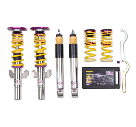 Combinés Filetés KW V3 Clubsport pour Renault Clio 3 RS 2.0 16v 197ch (2006-2010)