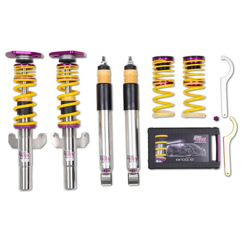 Combinés Filetés KW V3 Clubsport pour Renault Clio 3 RS 2.0 16v 197ch (2006-2010)