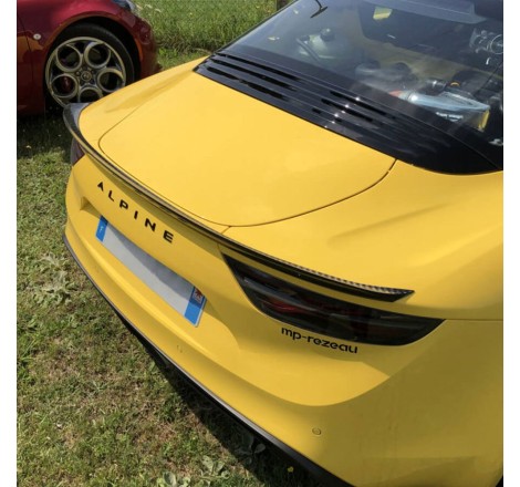 Spoiler de coffre Becquet Alpine A110 Cup / GT4 / RGT en carbone