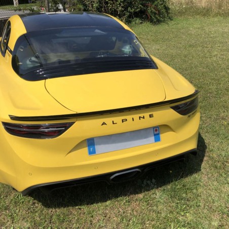 Spoiler de coffre Becquet Alpine A110 Cup / GT4 / RGT en carbone