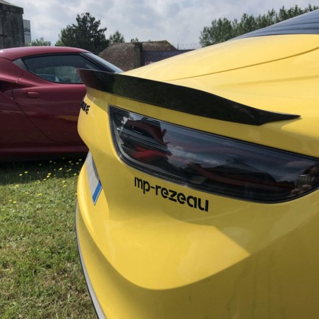 Spoiler de coffre Becquet Alpine A110 Cup / GT4 / RGT en carbone