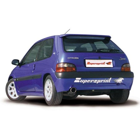 Intermédiaire d'échappement Supersprint pour convertisseur catalytique CITROËN SAXO 16v VTS (1996-1999)