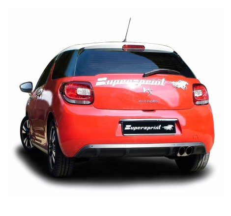 Échappement central Supersprint pour Citroën DS3 VTi