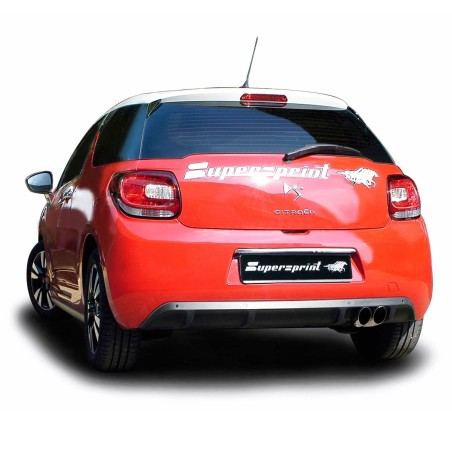 Échappement central Supersprint pour Citroën DS3 VTi