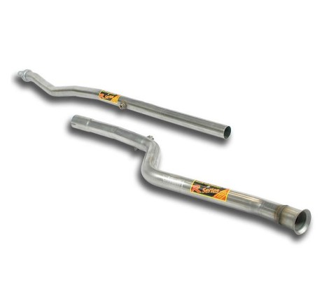 Intermédiaire / Tube central Supersprint pour Peugeot 106 XSi / GTi / Rallye (1993-2004 / Remplace le catalyseur)
