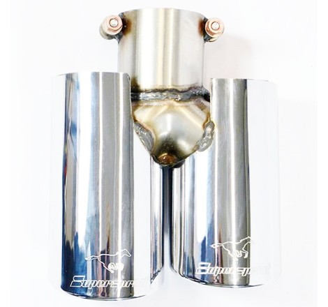 Embouts d'échappement 90x70 Supersprint pour Peugeot 207 RC 16V / 208 GTi