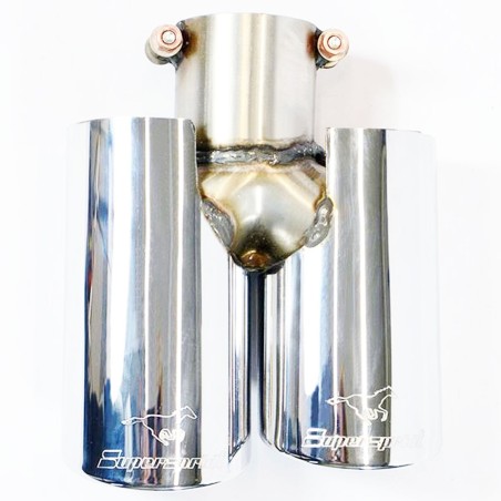 Embouts d'échappement 90x70 Supersprint pour Peugeot 207 RC 16V / 208 GTi