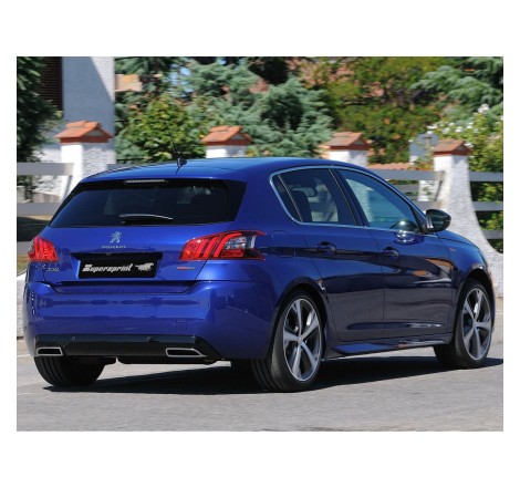 Intermédiaire / Tube central Supersprint pour Peugeot 308 II GT / GTi THP