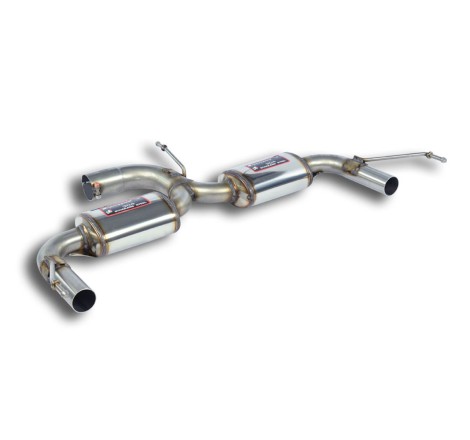 Silencieux arrière "Racing" Supersprint pour Peugeot 308 II GT / GTi THP (modèles avec sortie latérale uniquement à gauche)