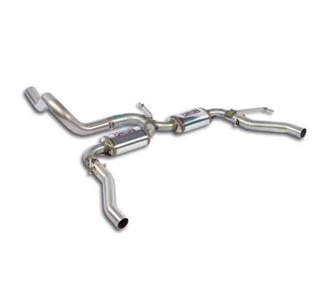 Silencieux arrière "Racing" Supersprint pour Peugeot 308 II GT / GTi THP (modèles avec sortie latérale uniquement à gauche)