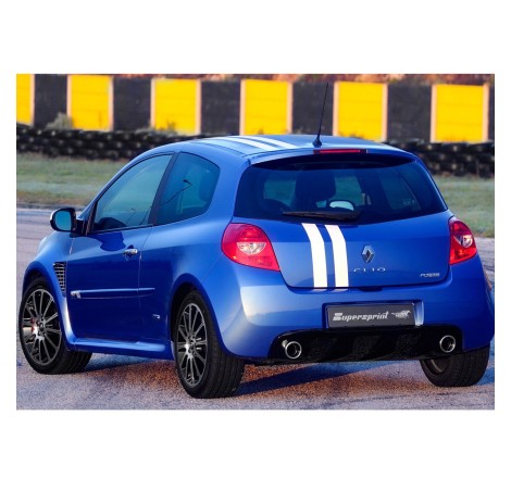 Pack Course/Race "Cat-back" Supersprint pour Renault Clio 3 RS / CUP / Gordini