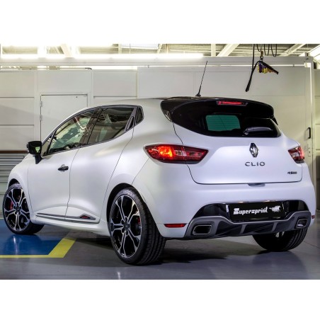 Suppression des silencieux (gauche/droite) Supersprint pour Renault Clio 4 RS / RS Trophy