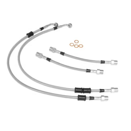 Kit de 4 durites/flexibles de frein Goodridge pour Renault Megane 3 RS 250cv