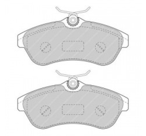 Plaquettes de frein avant Carbone Lorraine 4066 RC5+ RC6 RC8R pour Renault Megane 3 RS / 4 RS