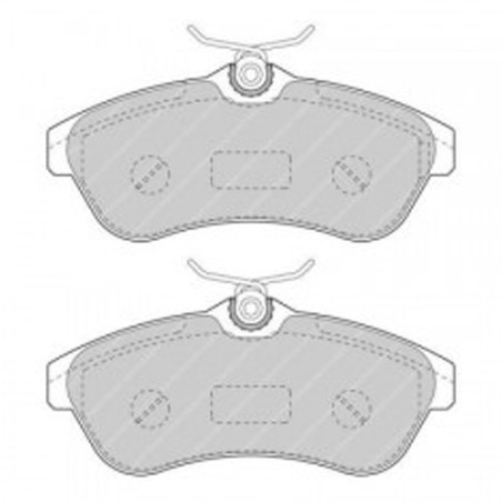 Plaquettes de frein avant Carbone Lorraine 4066 RC5+ RC6 RC8R pour Renault Megane 3 RS / 4 RS