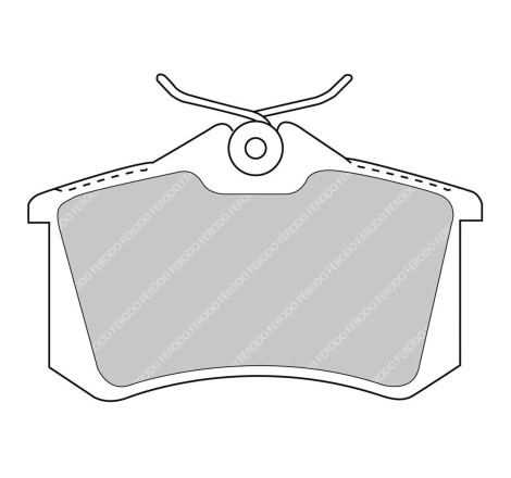 Plaquettes de frein AR Ferodo Racing DS2500 Citroën DS3 Racing Peugeot 207 RC Renault Clio 3-4 RS Megane 2-3-4 RS Twingo 16V