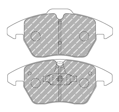 Plaquettes de frein avant Ferodo Racing DS2500 FCP1641H pour Peugeot 207 Turbo / 208 GTi