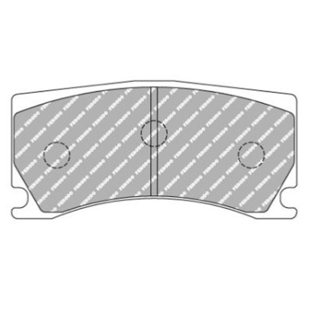 Plaquettes de frein avant Ferodo Racing DS2500 FRP3135H pour Peugeot 308 GTi / RCZ R