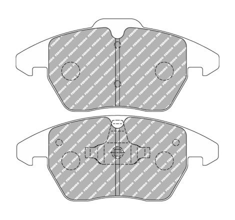 Plaquettes de frein avant FERODO DS3.12 FCP1641G pour Peugeot 207 Turbo / 208 GTi
