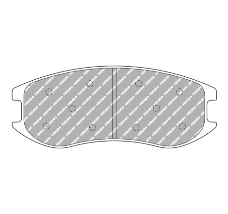 Plaquettes de frein avant FERODO DS3.12 FRP3160GB pour Renault Clio 3 RS Cup / 4 RS Cup / Rallye