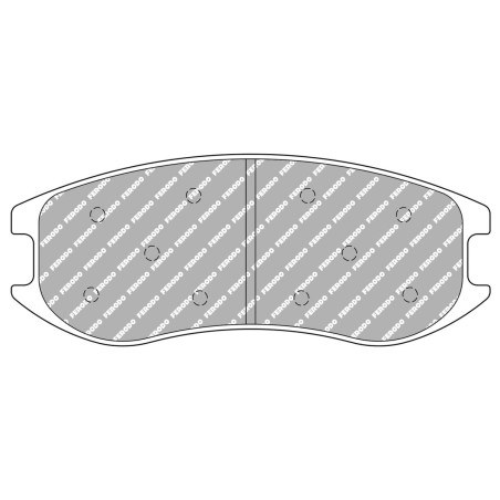Plaquettes de frein avant FERODO DS3.12 FRP3160GB pour Renault Clio 3 RS Cup / 4 RS Cup / Rallye