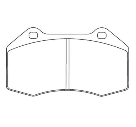 Plaquettes de frein avant FERODO DS UNO FCP1667Z pour Alpine A110 II / Renault Clio 3 RS / 16V / Megane 2 RS