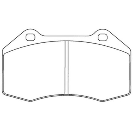 Plaquettes de frein avant FERODO DS UNO FCP1667Z pour Alpine A110 II / Renault Clio 3 RS / 16V / Megane 2 RS