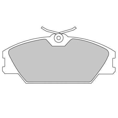 Plaquettes de frein avant FERODO DS UNO FCP406Z pour Alpine 3000 A610 GTA / Renault Clio 2 16V RS / Spider / Peugeot 306 GTi