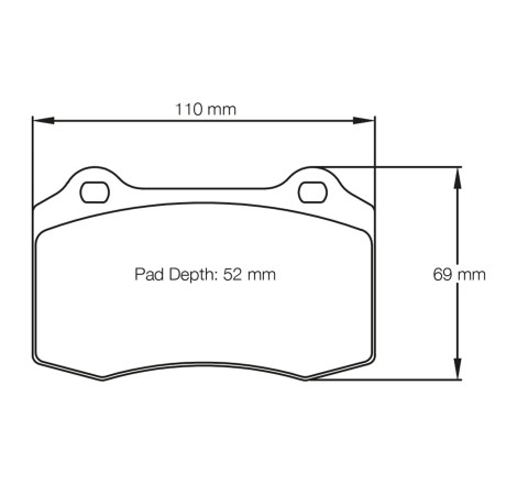 Plaquettes de frein PAGID RSL1/RSL29 #S1408 pour Peugeot 406 Coupé V6 / Renault Clio 2 V6