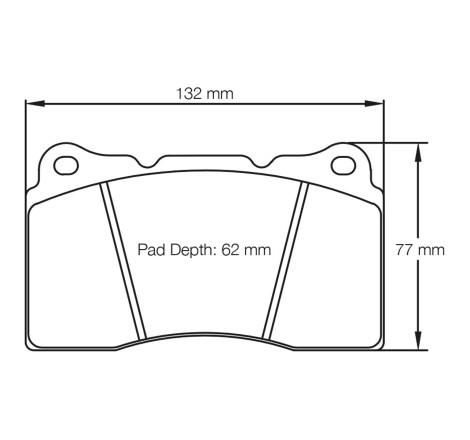 Plaquettes de frein avant PAGID RSL1/RSL29 #S2487 pour Renault Megane 3 RS / 4 RS (étriers Brembo)