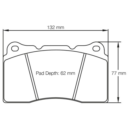 Plaquettes de frein avant PAGID RSL1/RSL29 #S2487 pour Renault Megane 3 RS / 4 RS (étriers Brembo)
