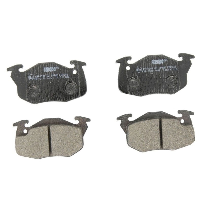 Plaquettes de frein avant Ferodo Racing DS2500 FCP393H pour Citroën BX GTi ZX Volcane Peugeot 106 XSi 205 CTi Renault R11 Turbo