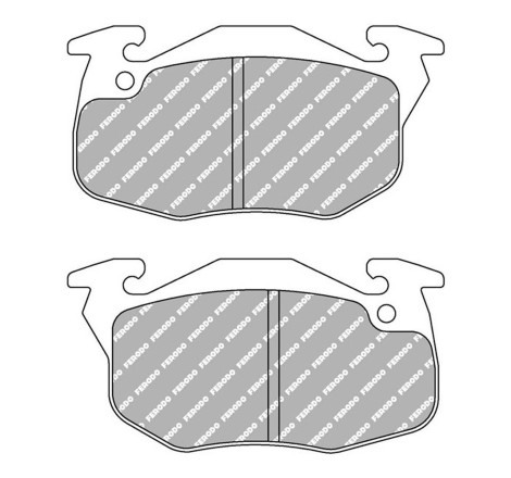Plaquettes de frein avant Ferodo Racing DS2500 FCP393H pour Citroën BX GTi ZX Volcane Peugeot 106 XSi 205 CTi Renault R11 Turbo