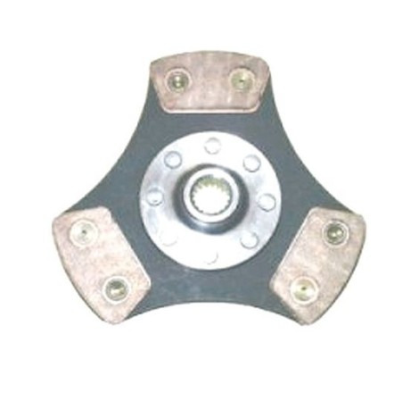 Disque d'embrayage Bratex (3 patins métal fritté rigide) pour Citroën AX GT / Peugeot 106 Rallye & XSI / 205 Rallye