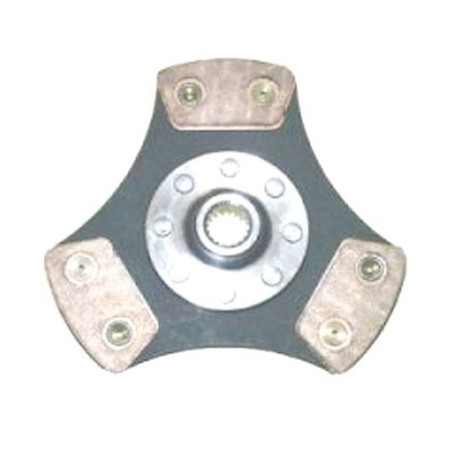 Disque d'embrayage Bratex (3 patins métal fritté rigide) pour Citroën AX GT / Peugeot 106 Rallye & XSI / 205 Rallye