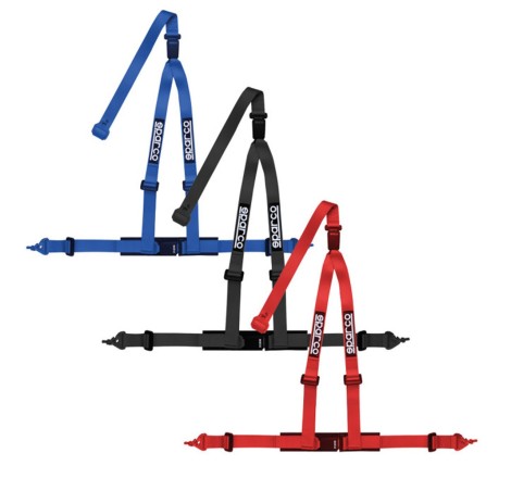 Harnais Sparco Club H-3M Dual 3 points ECE pour Citroën DS3 Racing