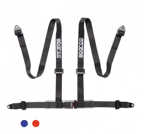 Harnais Sparco Club H-4 2" 4 points ECE pour Citroën DS3 Racing