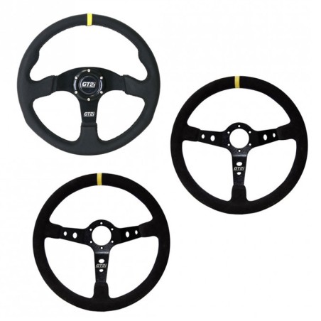 Volant GT2i Race en cuir pour Citroën DS3 Racing / C2 VTS / Renault Clio I Williams