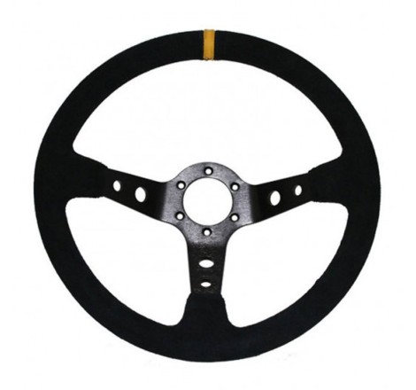 Volant GT2i Race en peau retournée pour Citroën DS3 Racing / C2 VTS / Renault Clio I Williams