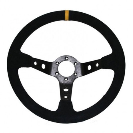 Volant GT2i Race en peau retournée pour Citroën DS3 Racing / C2 VTS / Renault Clio I Williams