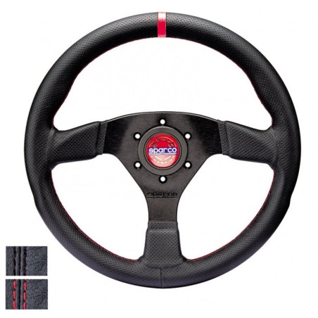 Volant SPARCO R383 Champion en cuir plat pour Citroën DS3 Racing