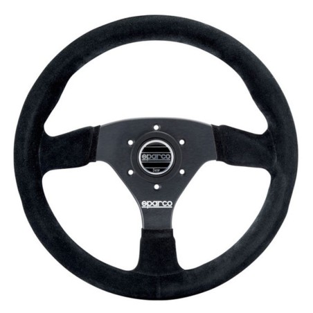 Volant SPARCO R383 en peau retournée noir pour Citroën DS3 Racing