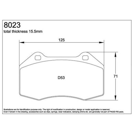 Plaquettes de frein avant FERODO RACING DS3000 pour Alpine A110 II (toutes versions)