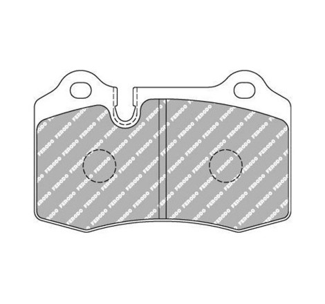 Plaquettes de frein avant FERODO DS2500 FCP1348H pour Citroën DS3 Racing Turbo / C2 R2 / Peugeot 208 GTi 406 V6 (étrier BREMBO)